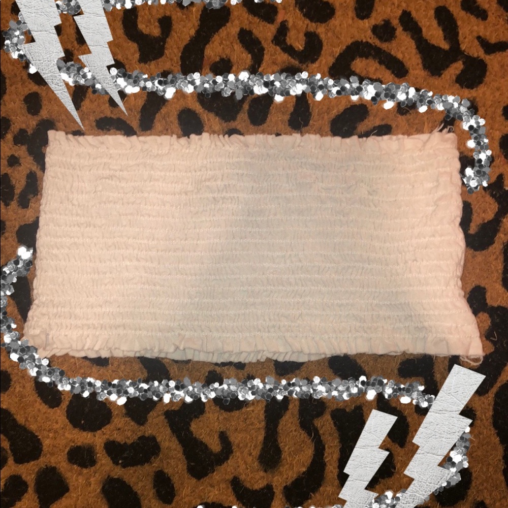 white f21 tube top